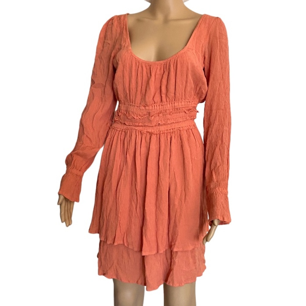 FREE PEOPLE Much Ado Backless NWT Dress Size L - Picture 4 of 6